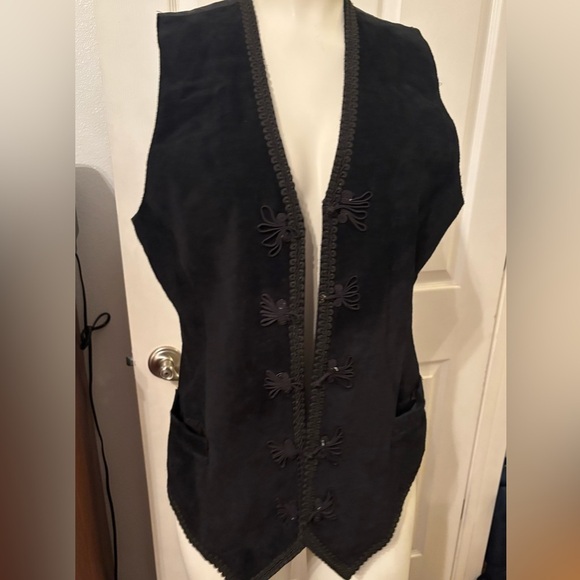 Vintage M.G.R. Suede vest M - Picture 1 of 5